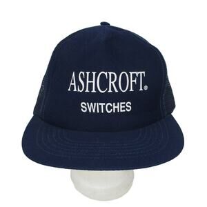 Vintage Ashcroft Switches Snapback Mesh Back Hat by SKM